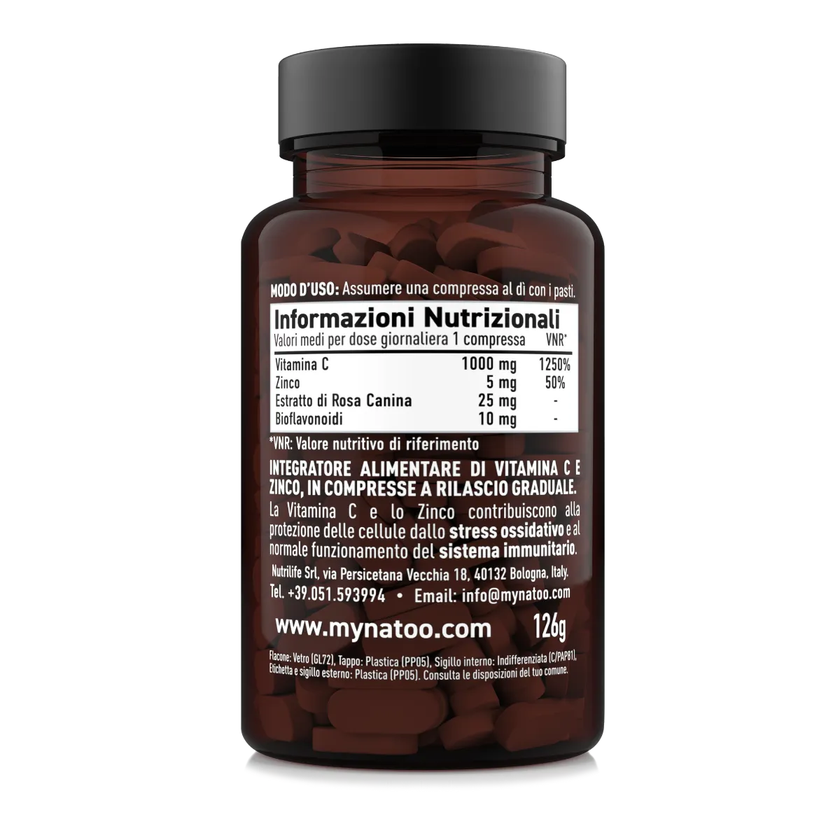 Natoo Essentials Vitamina C Rilascio Graduale integratore 90 compresse