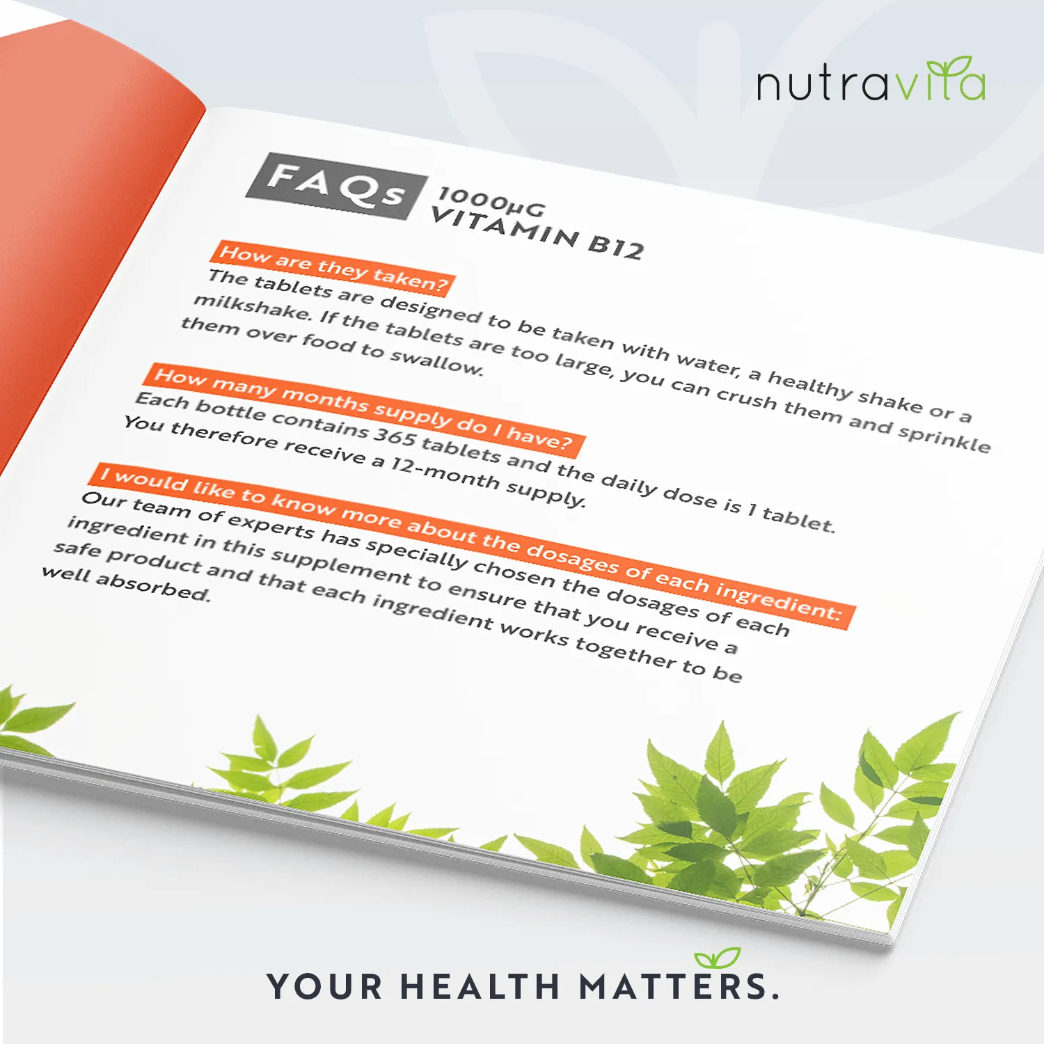 Nutravita Vitamina B12 1000 mcg compresse 365 metilcobalamina