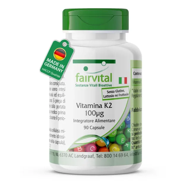 Fairvital Vitamina K2 MK7 capsule 90 capsule 100 mcg