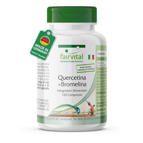 Fairvital Quercetina più Bromelina compresse 120 pz vegane