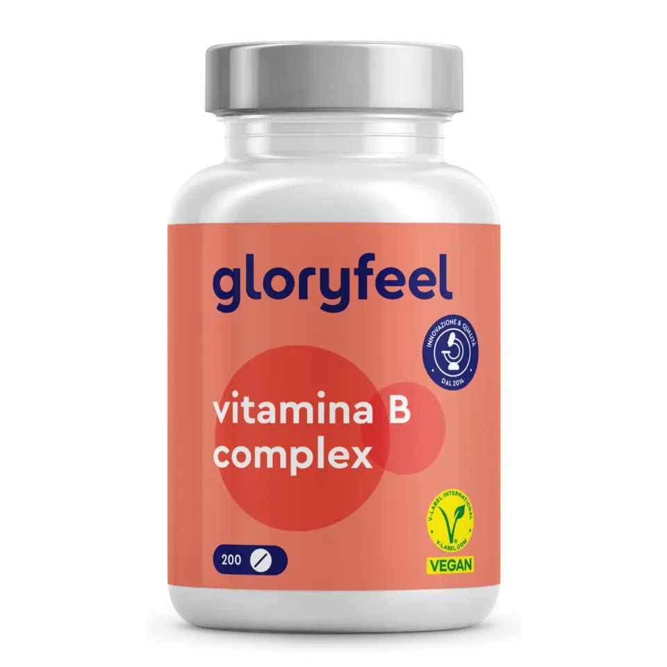 gloryfeel Vitamina B Complex compresse senza lattosio