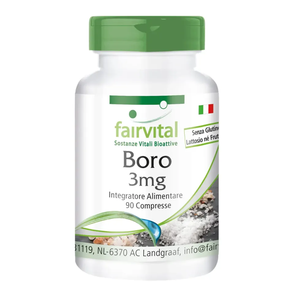 Fairvital Boro 3 mg compresse 90 pezzi da tetraborato di sodio