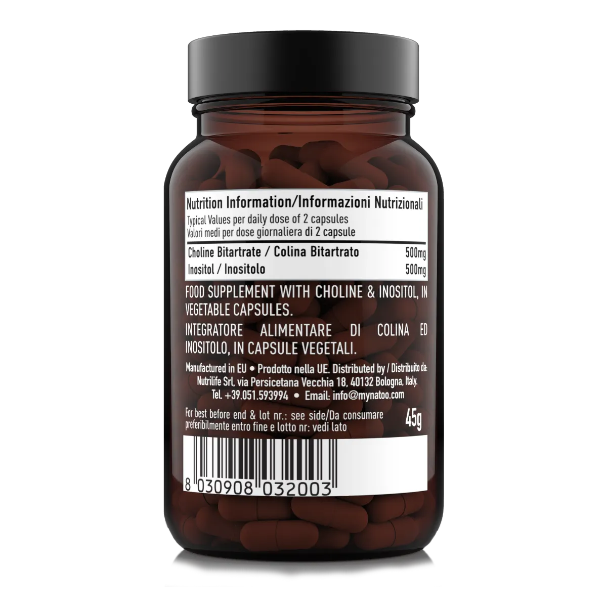 Natoo Essentials Colina Inositolo integratore 60 capsule 500mg