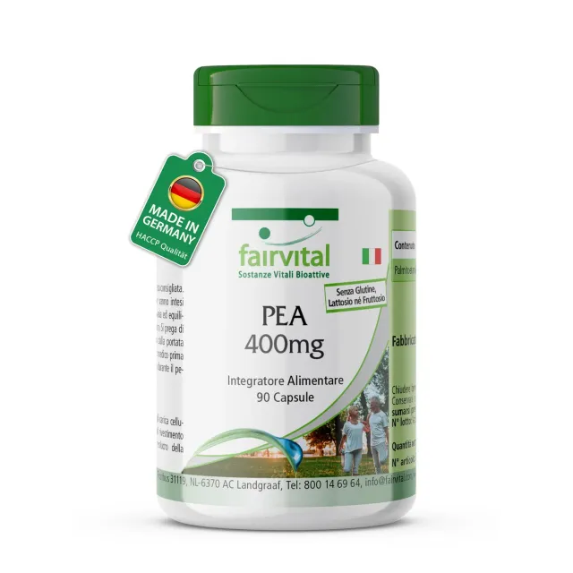 FAIRVITAL PEA 400 mg capsule 90 vegane scorta 3 mesi