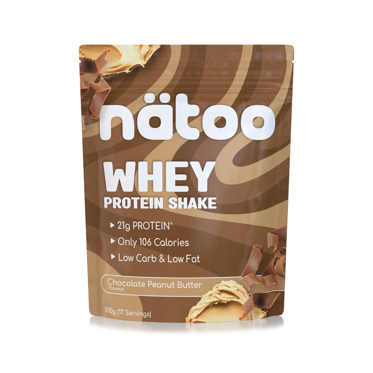 Natoo Performance Whey proteine 510g Belgian Chocolate grass-fed
