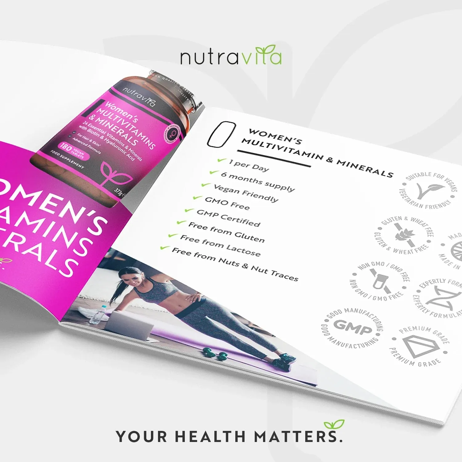 Nutravita Multivitaminico Donna compresse 180 pz 24 vitamine