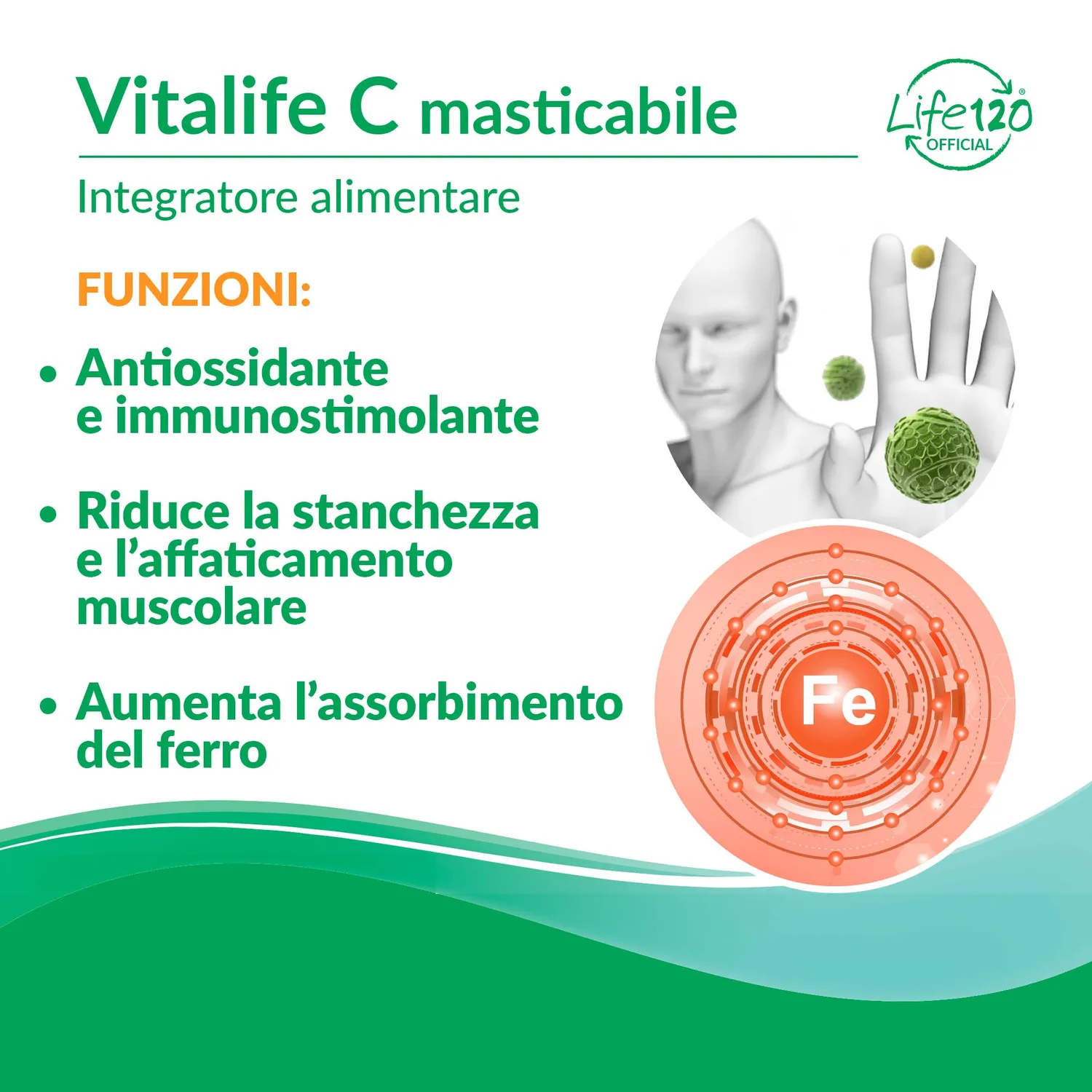 Life 120 Vitalife C vitamina C 90 compresse masticabili