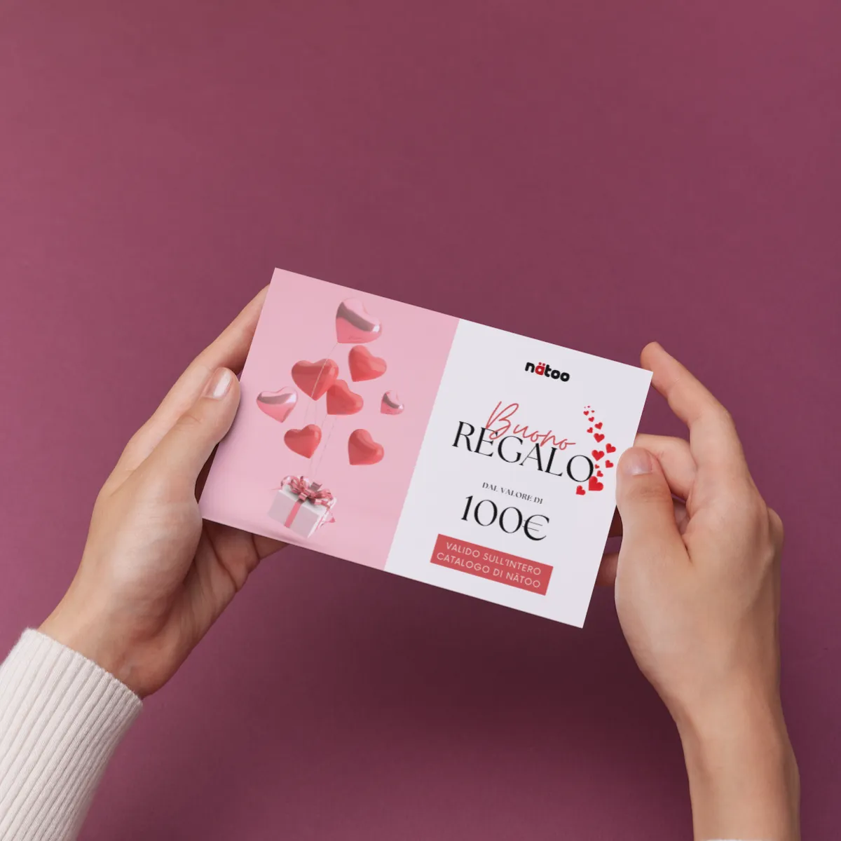 Natoo Buono Regalo card 25€ decorazione standard regalo fitness