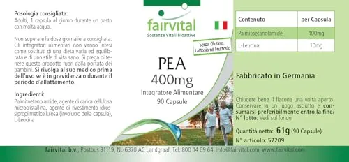 FAIRVITAL PEA 400 mg capsule 90 vegane scorta 3 mesi