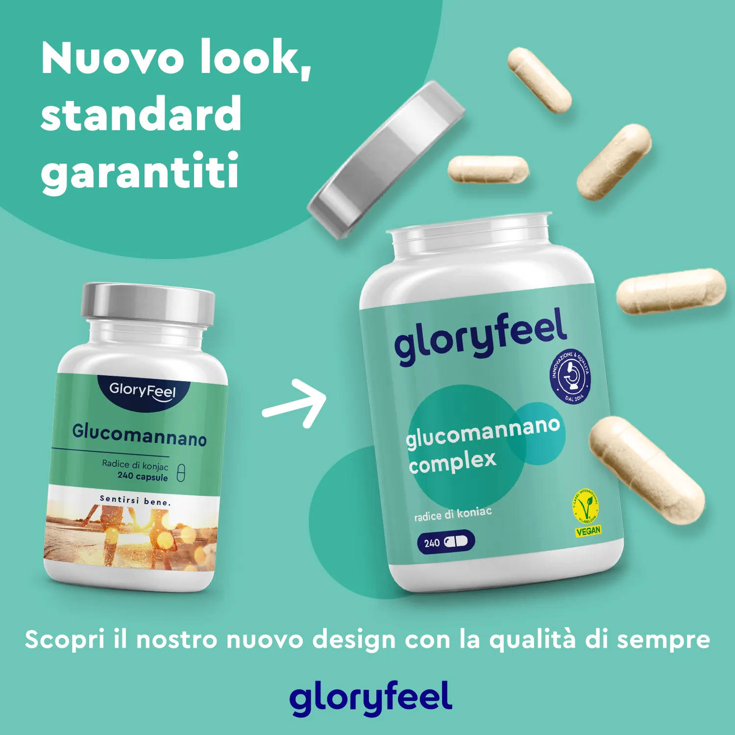 Gloryfeel Glucomannano capsule 240 capsule konjac