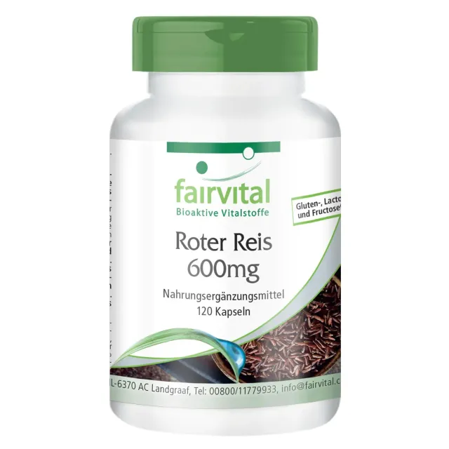 Fairvital Riso Rosso capsule 120 pz 600 mg monacolina K