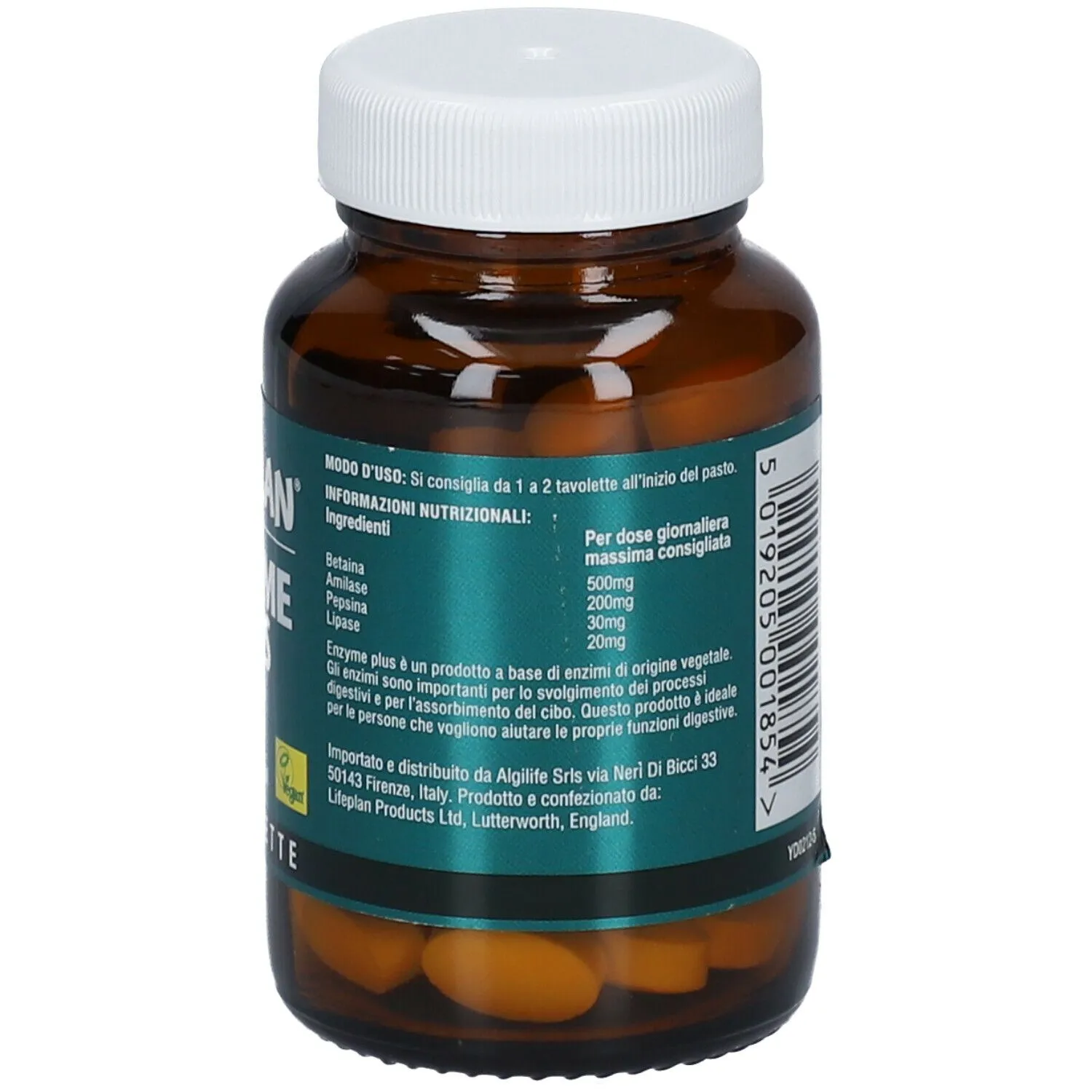 Algilife Enzyme Plus Enzimi Digestivi 60 Compresse