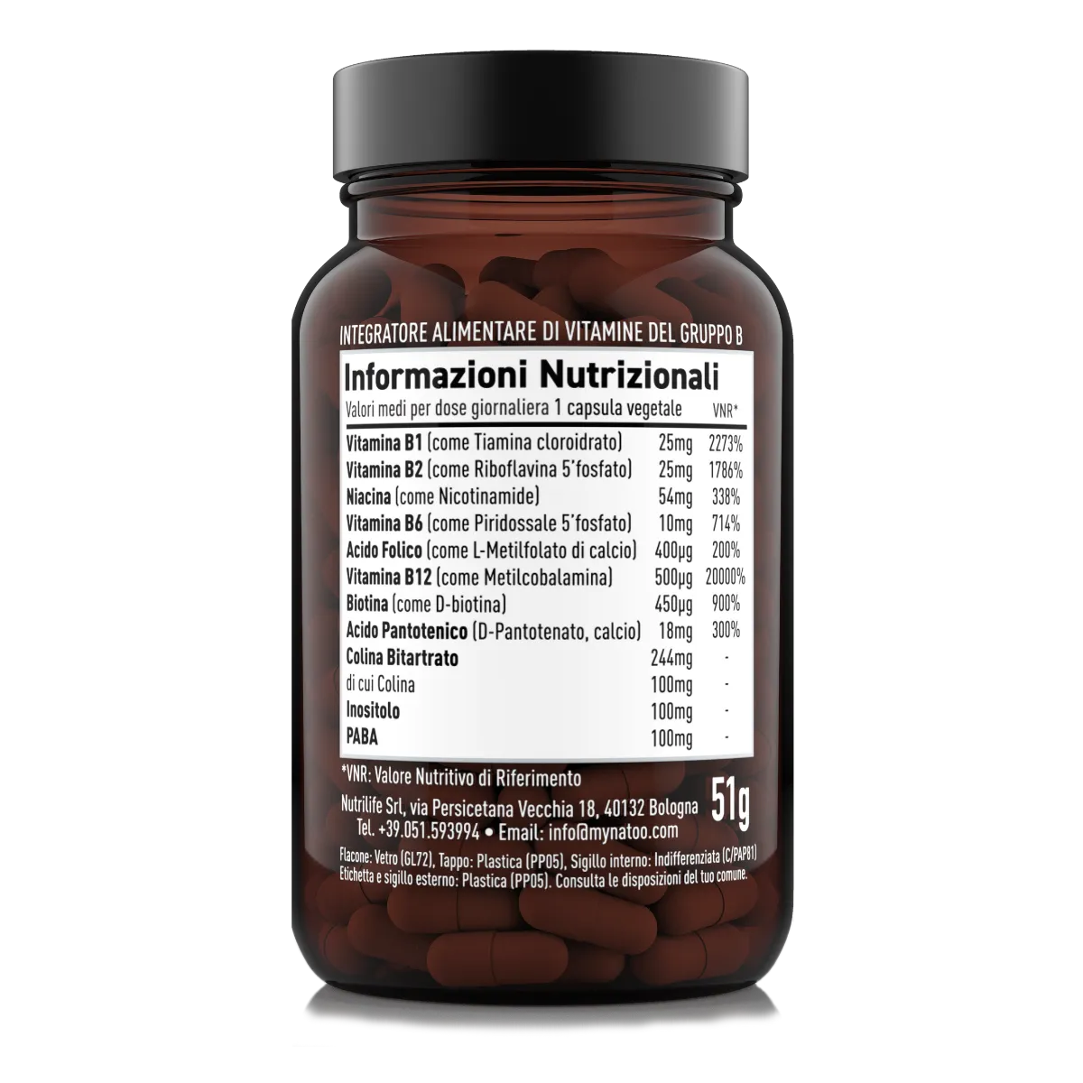 NATOO Essentials Vitamin B Strong vitamine 60 capsule
