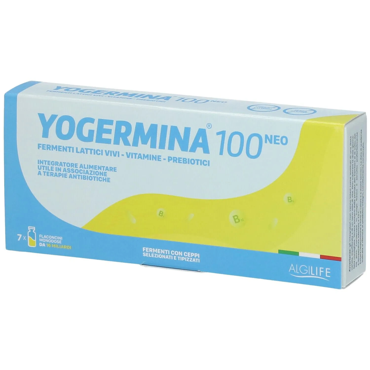 Algilife Yogermina 100 NEO fermenti lattici flaconi immunitario