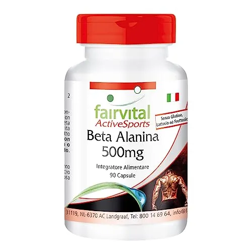 Fairvital Beta Alanina 500 mg capsule 90 pezzi vegano