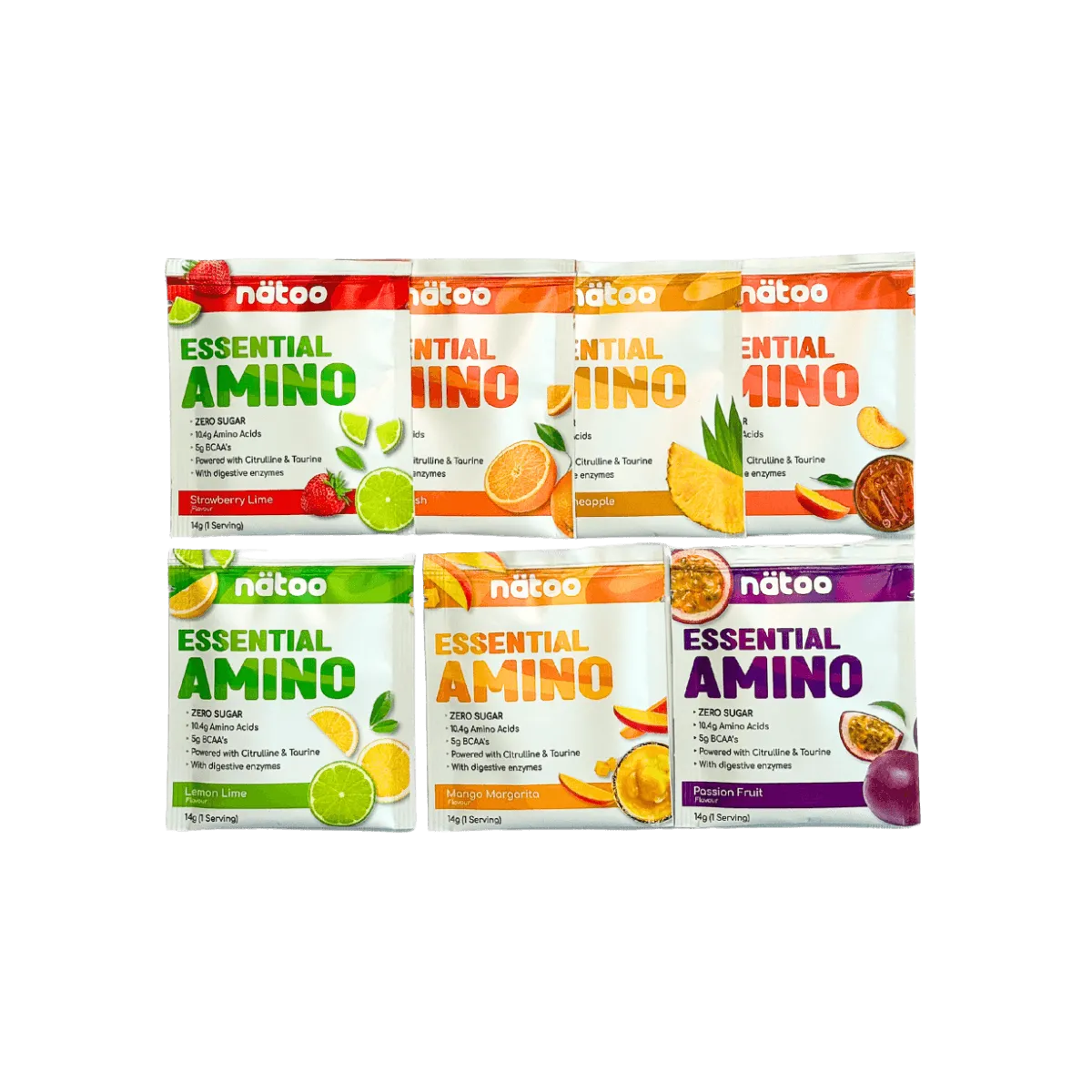 Natoo Performance Essential Amino Bustine 14x14g Gusti Misti