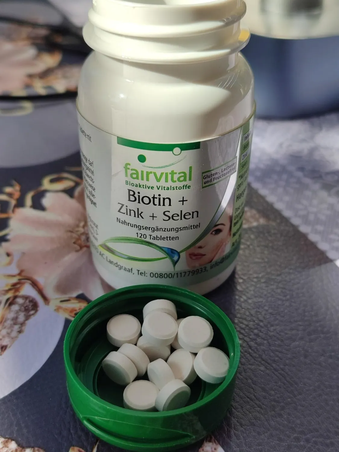 Fairvital Biotina Zinco Selenio Compresse 120 pz 4 Mesi