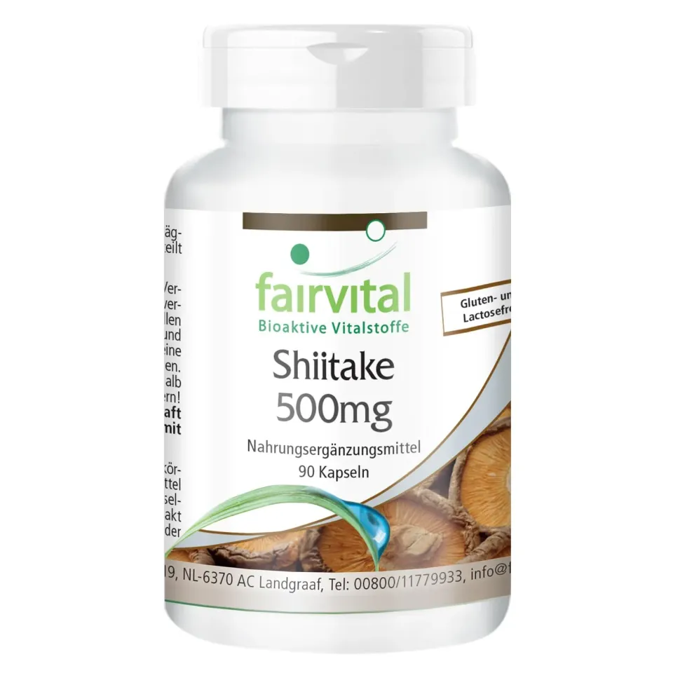 Fairvital Shiitake 500 mg capsule 90 pz alto dosaggio