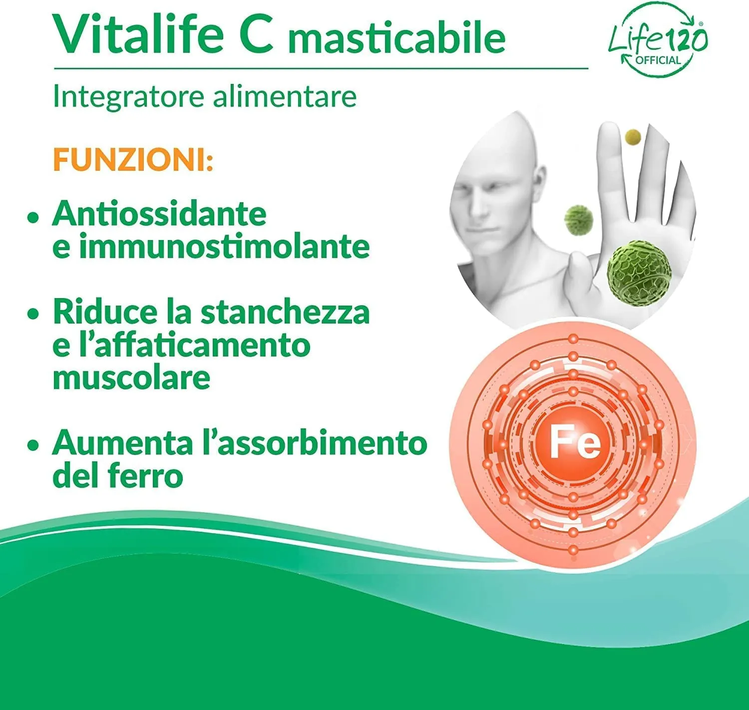 Life 120 Vitalife C compresse 240 pezzi rilascio prolungato