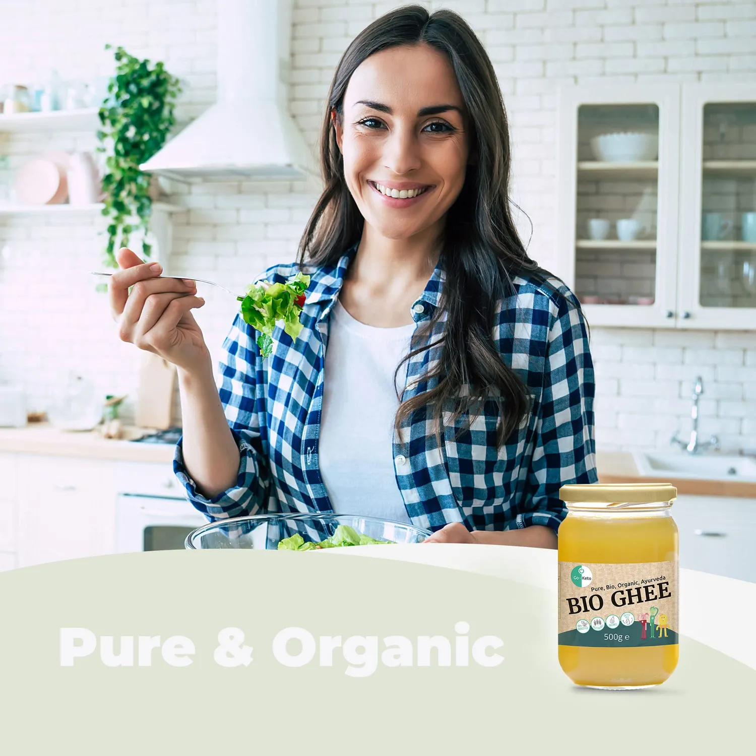 Go-Keto Ghee BIO burro chiarificato 3x500g senza lattosio