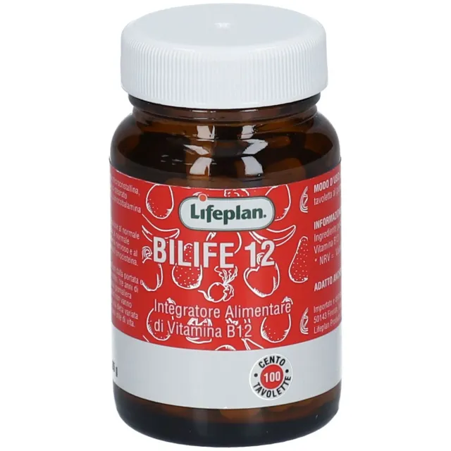 Algilife Bilife 12 Vitamina B12 100 Compresse Vegani