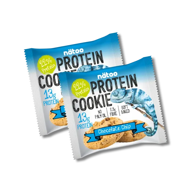 Natoo Cookie Chocolate Chip biscotto proteico 2 biscotti avena