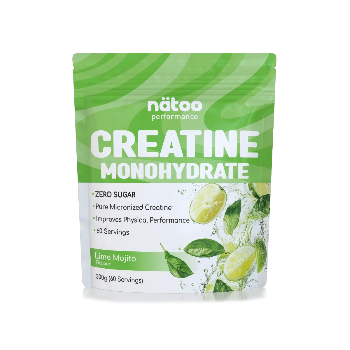 Natoo Performance Creatina Monoidrato polvere 300g blue raspberry
