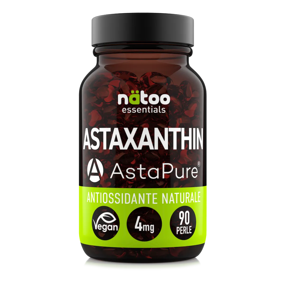 Natoo Essentials AstaPure Astaxantina Integratore 30 Perle Antiossidante