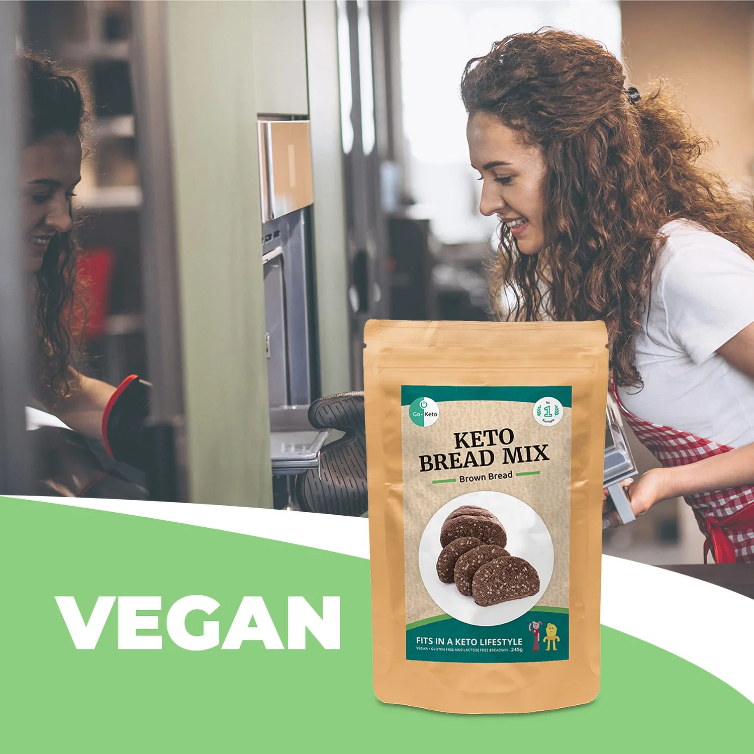 Go-Keto Vital Bread miscela pane keto 3x245g