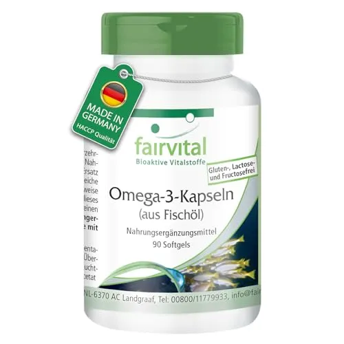 Fairvital Omega-3 500 mg softgel 90 pezzi EPA DHA