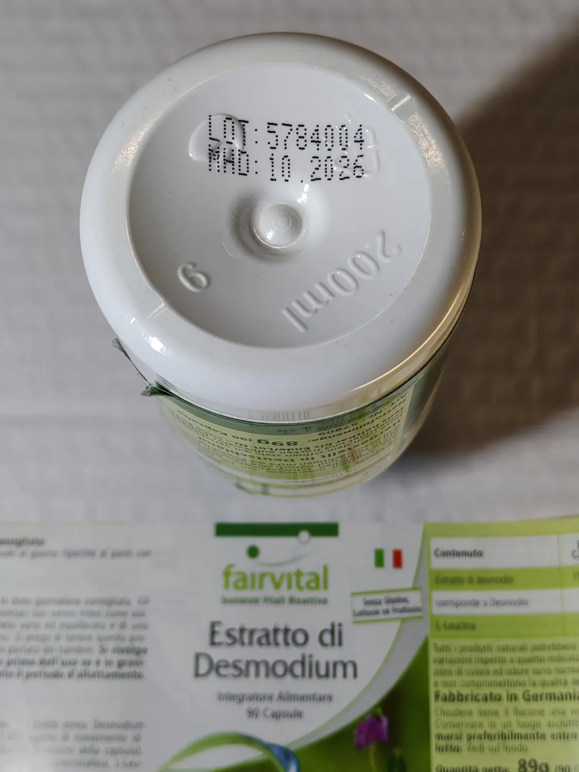 fairvital Desmodium estratto 90 capsule 1500 mg vegano