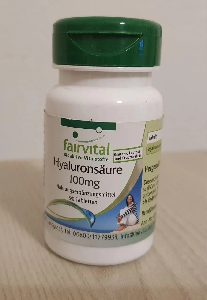 Fairvital Acido Ialuronico 100 mg compresse 90 pezzi vegano