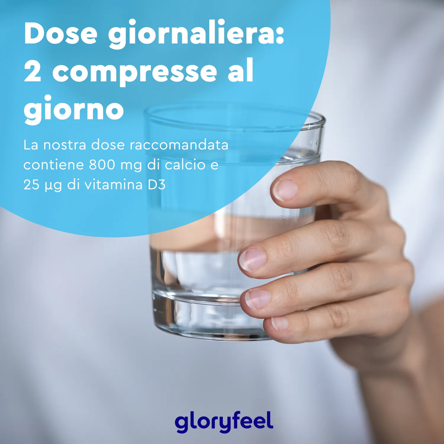 Gloryfeel Calcio + D3 compresse 180 pezzi 3 mesi