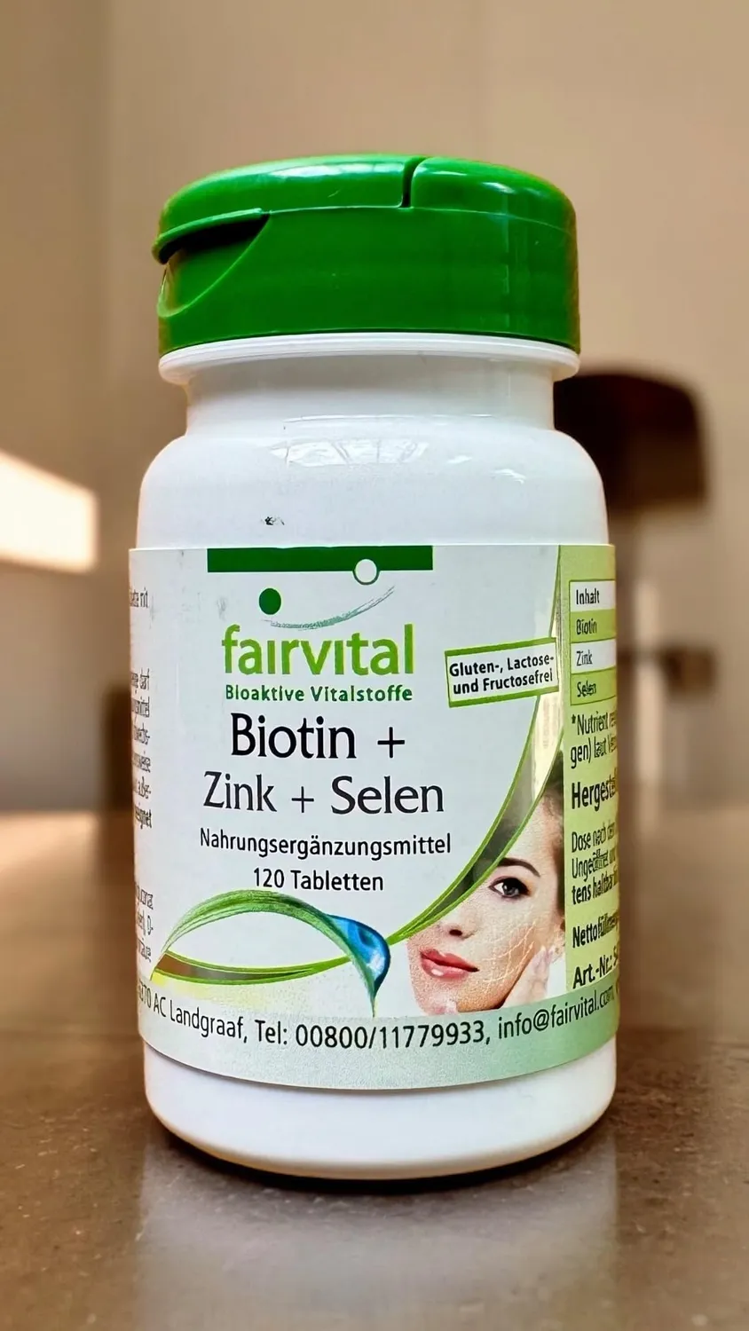 Fairvital Biotina Zinco Selenio Compresse 120 pz 4 Mesi