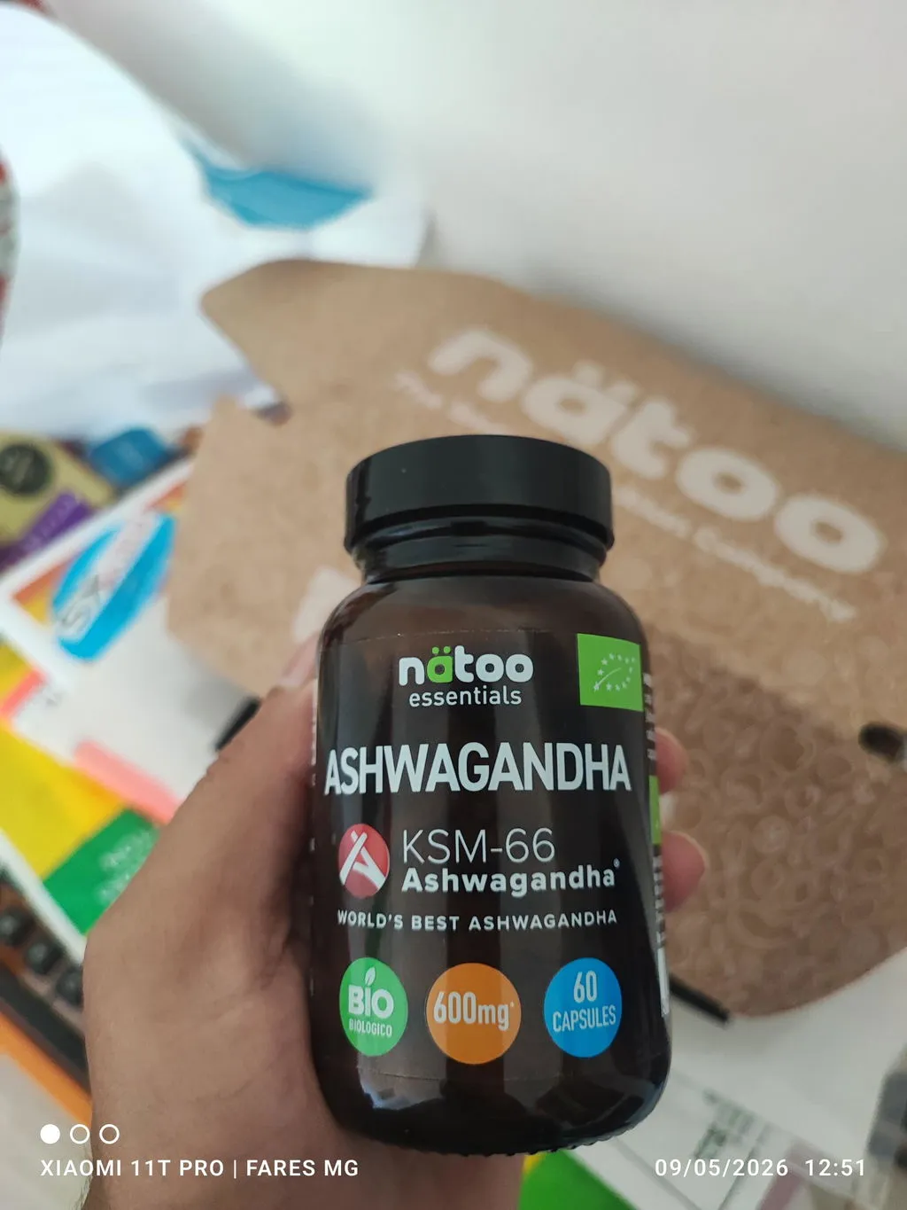Natoo Essentials Ashwagandha KSM-66 Bio capsule 60 capsule titolate