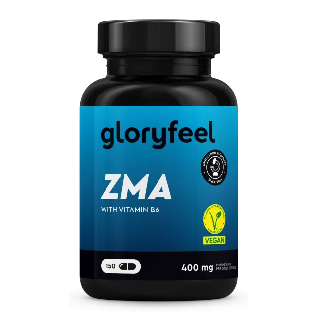 gloryfeel ZMA con vitamina B6 capsule magnesio e zinco