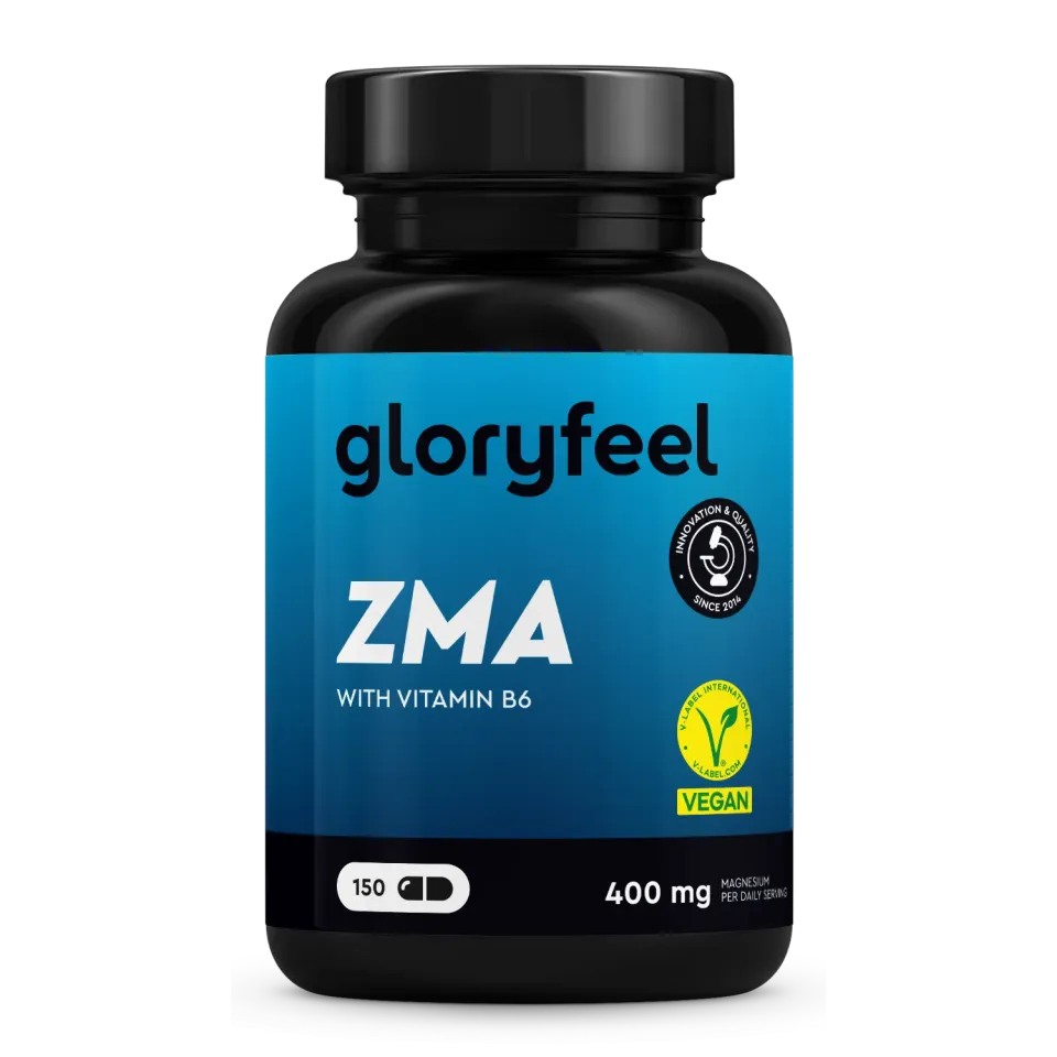 gloryfeel ZMA con vitamina B6 capsule magnesio e zinco
