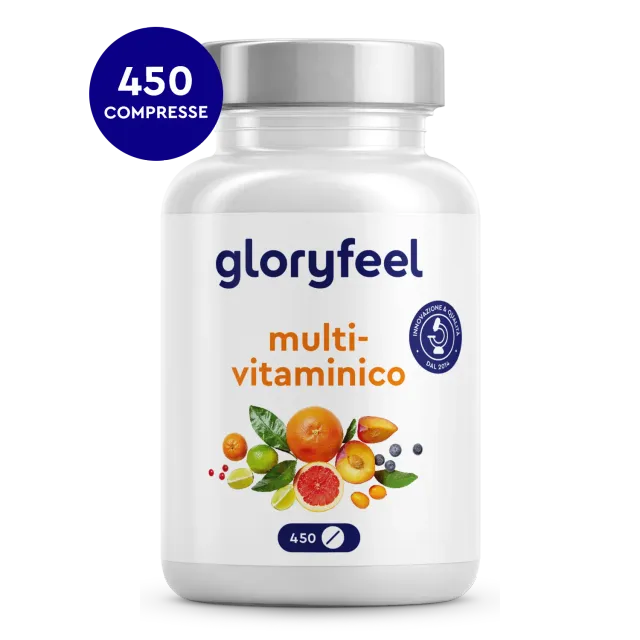 gloryfeel Multivitaminico compresse 450 pezzi dalla A alla Z