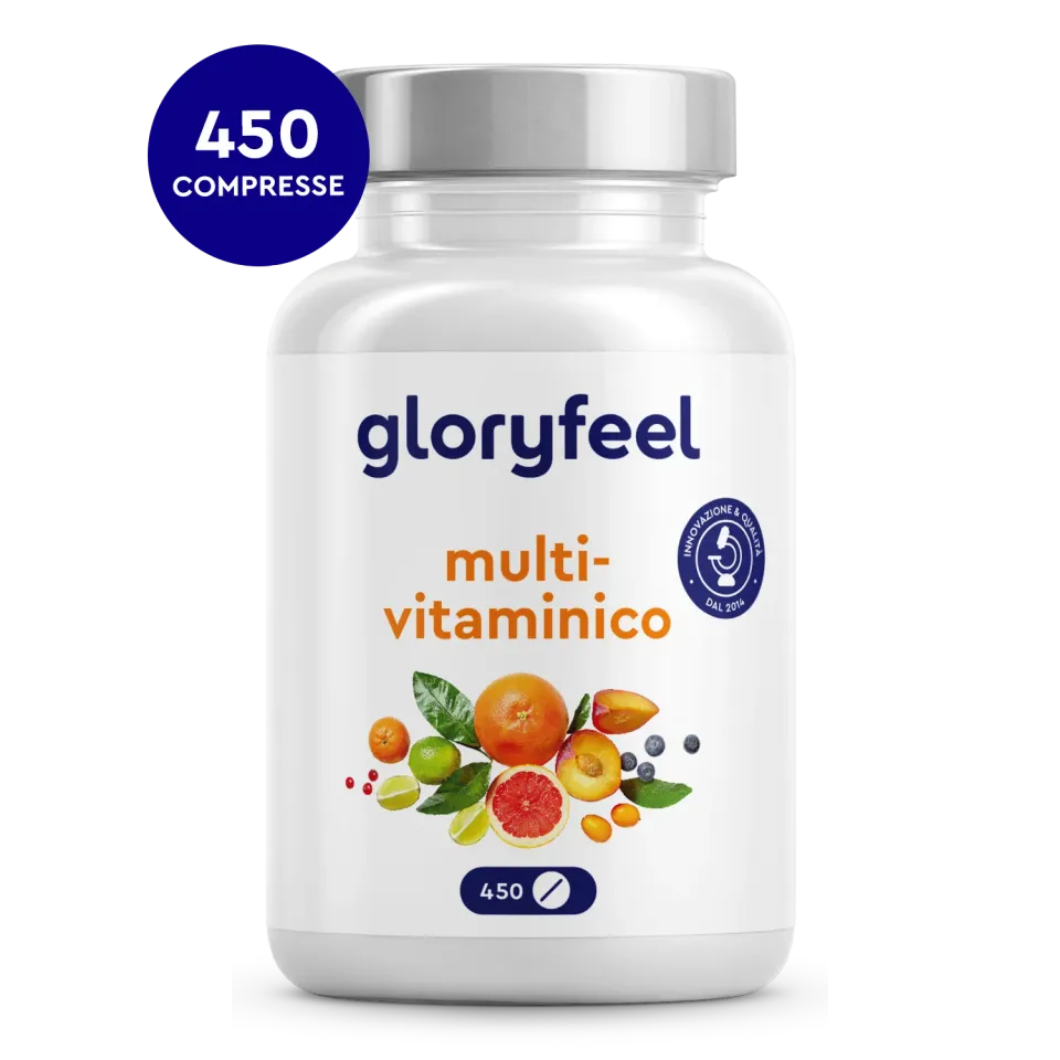 gloryfeel Multivitaminico compresse 450 pezzi dalla A alla Z