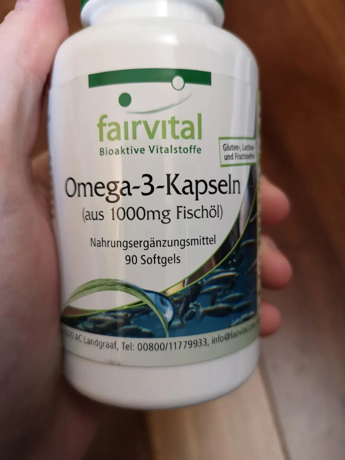 Fairvital Omega-3 1000 mg capsule 90 softgel EPA DHA