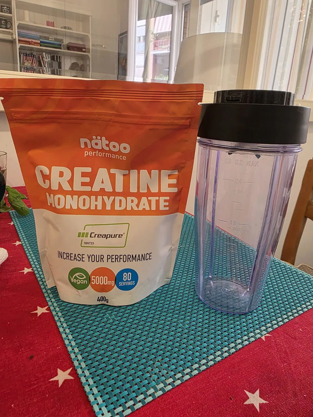NATOO Creapure Creatina Monoidrato polvere 400g forza