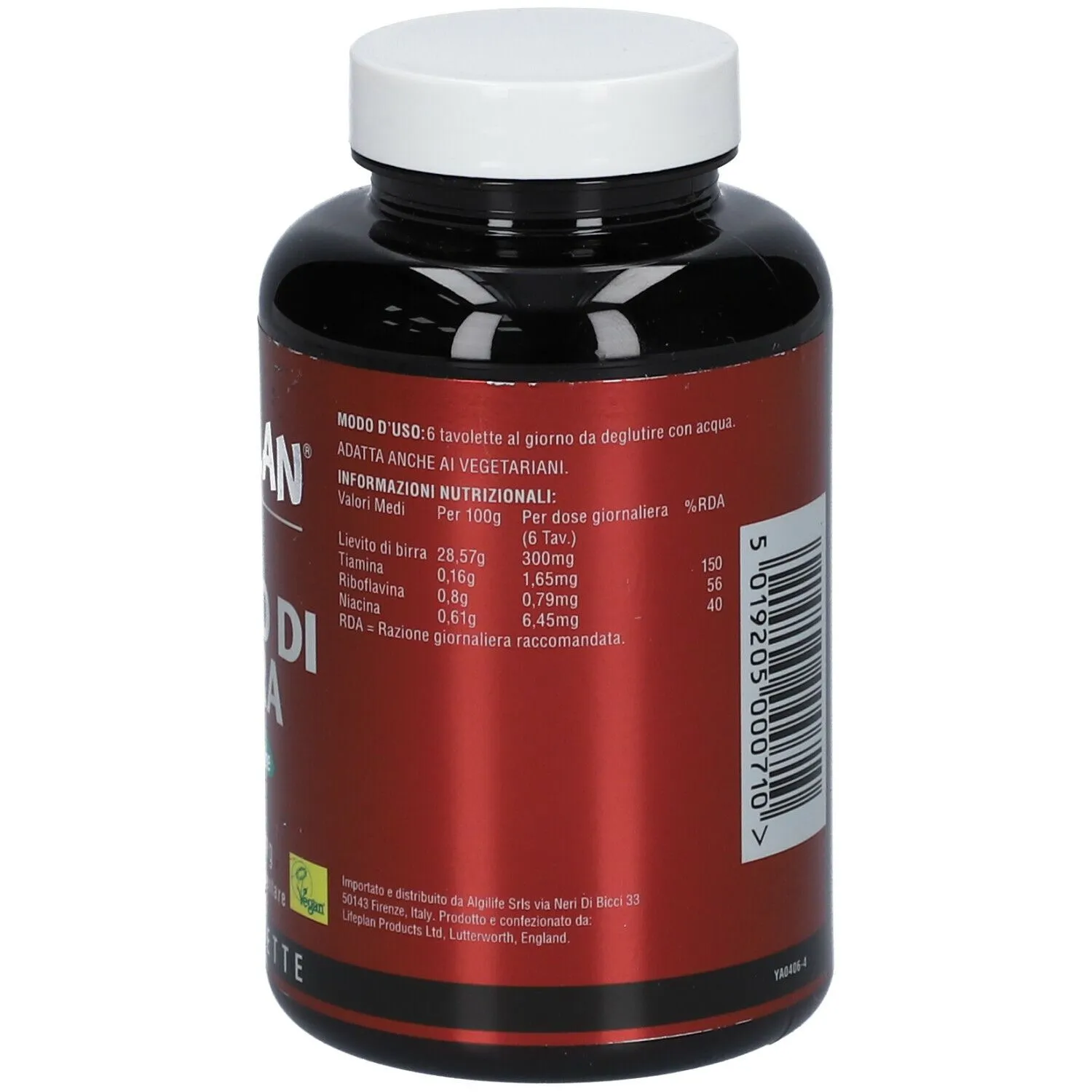 Algilife Lievito di Birra integratore 500 tavolette vitamine B