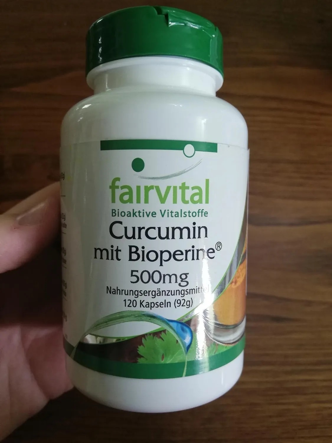 Fairvital Curcuma 500mg 120 capsule curcumina piperina