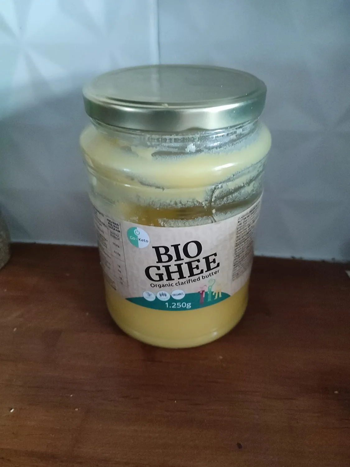 Go-Keto Bio Ghee burro chiarificato 1250 g senza lattosio
