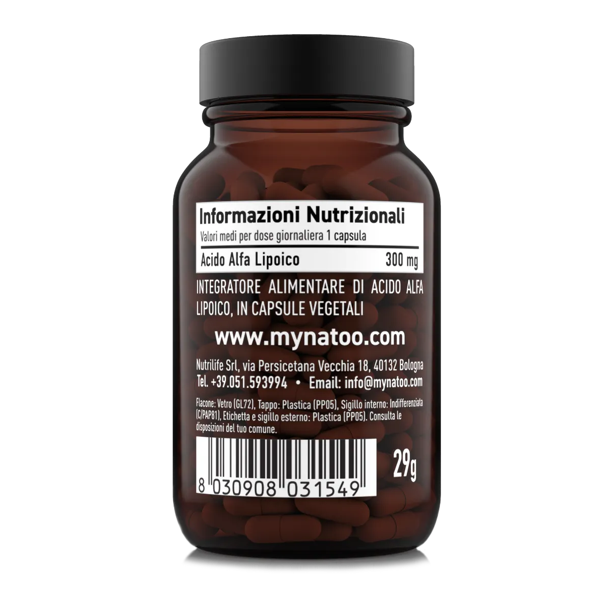 NATOO Essentials Acido Alfa Lipoico 300 mg 60 capsule vegetali
