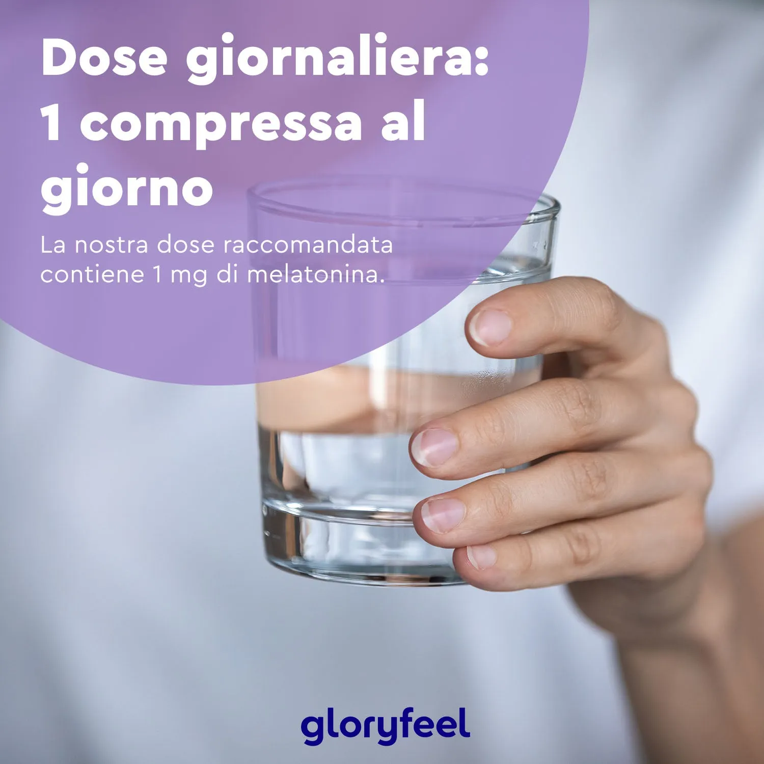 Gloryfeel Melatonina 1 mg compresse 400 pezzi vegan