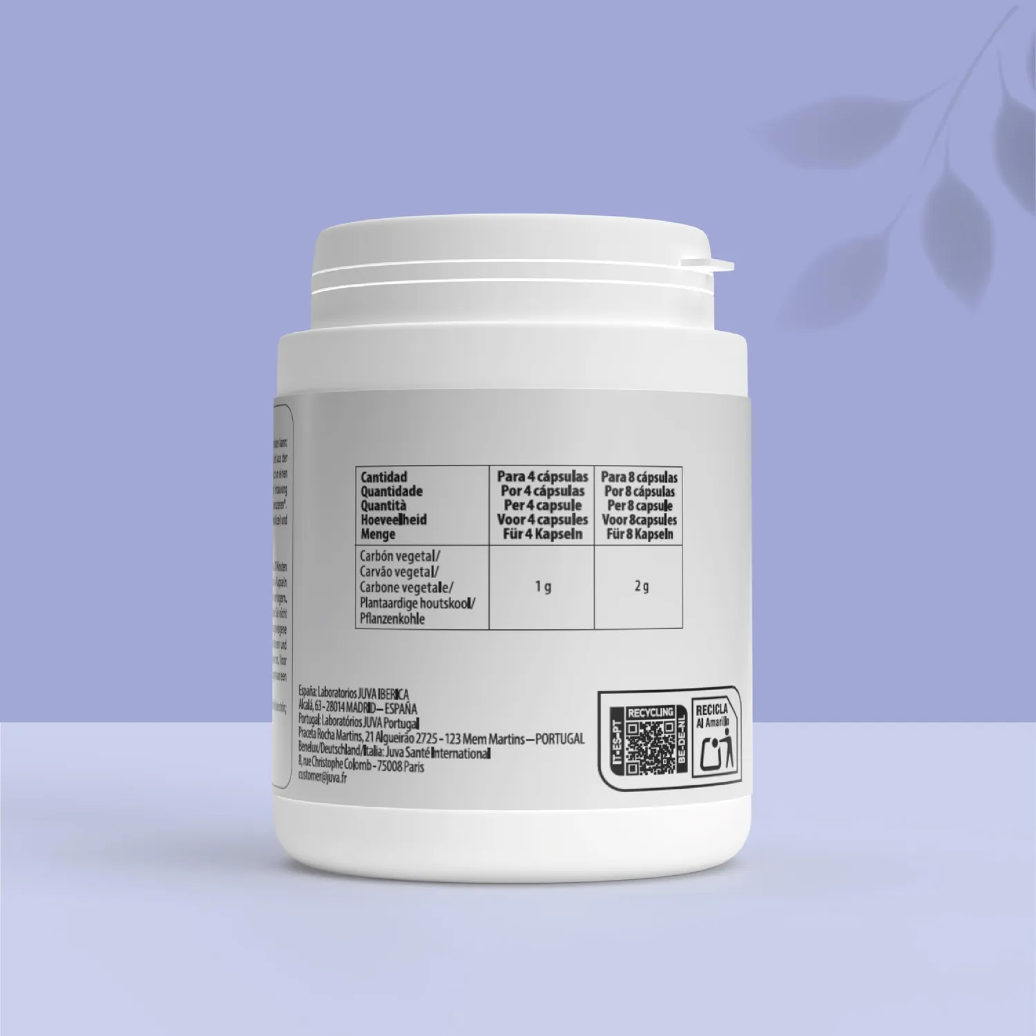 Juvamine Carbone Vegetale 1000 mg capsule 120 capsule