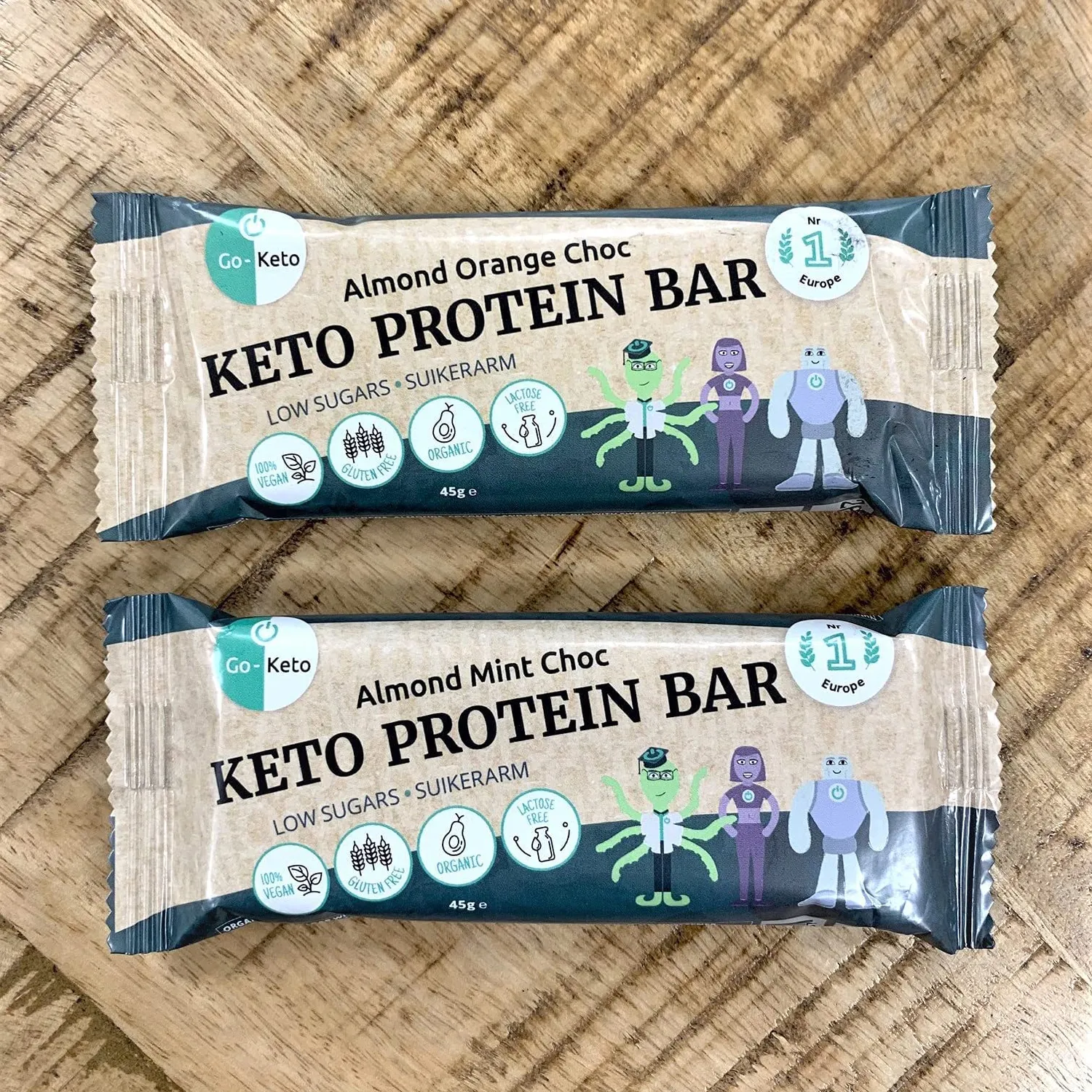 Go-Keto Trial Pack snack keto 8x40g bio