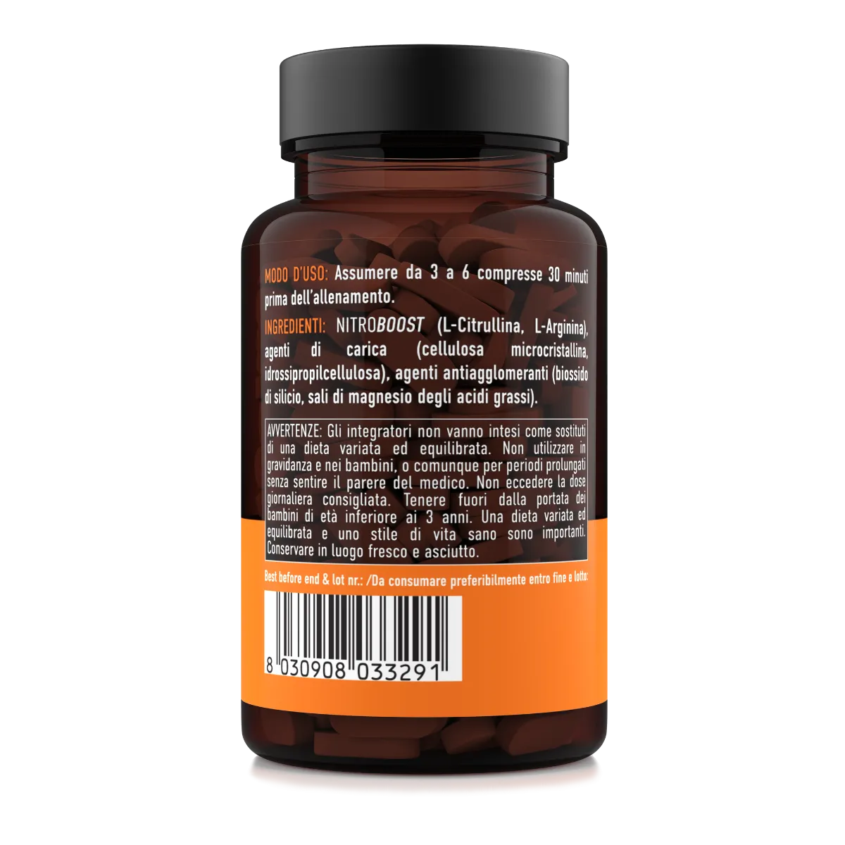 Natoo Performance Nitro Boost integratore 90 compresse arginina citrullina