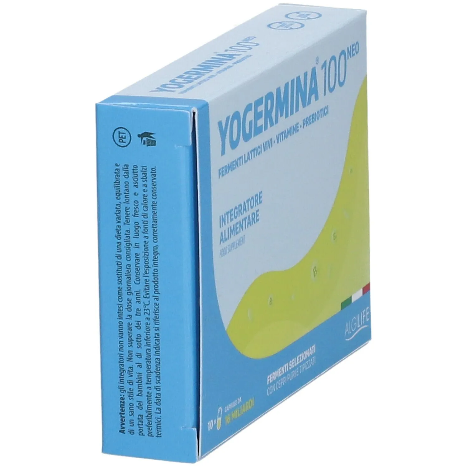 Algilife Yogermina 100 Neo integratore 5 ceppi 16 miliardi